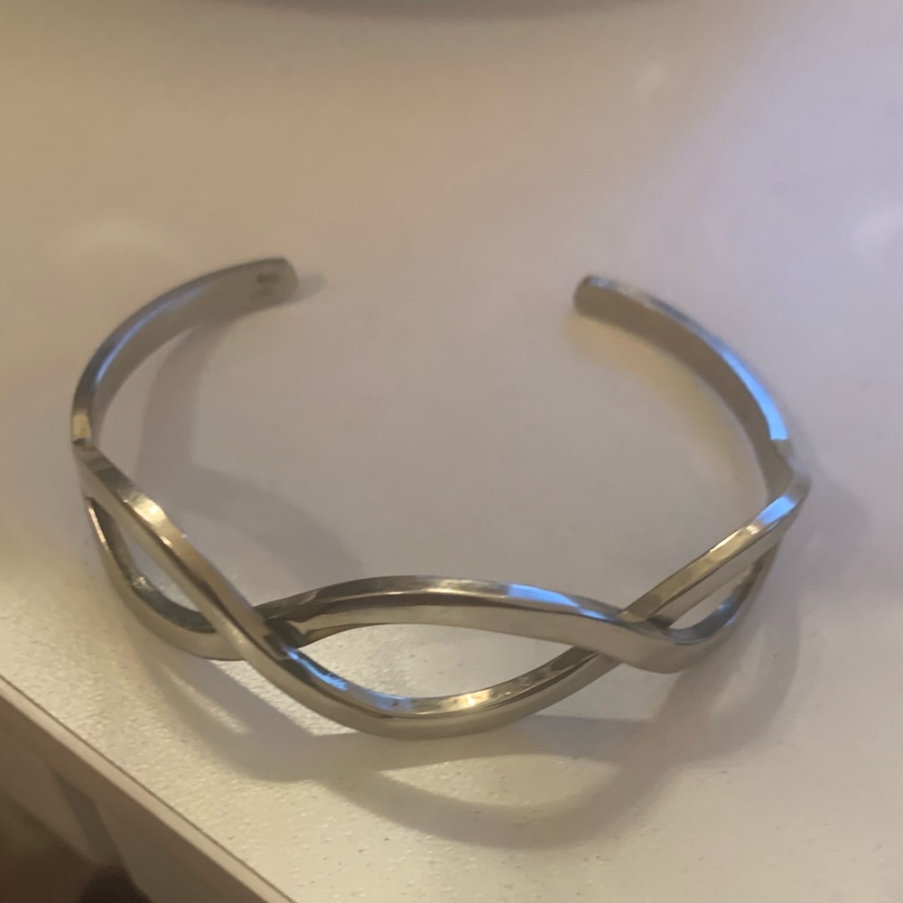 .925 Silver Bangle - image 5